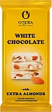 O`Zera Белый шоколад с цельным миндалем 90гр