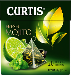 Curtis Fresh Mojito  Зеленый чай 20 пирамидок 34гр