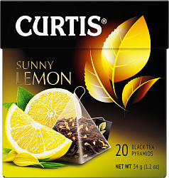 Curtis Sunny Lemon Черный чай 20 пирамидок 34гр
