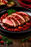 Mfood.kz Филе утиное в брусничном соусе 0,5 кг