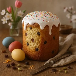 Mfood.kz Кулич Пасхальный 300 гр