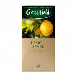 Greenfield Lemon Spark Черный чай 25 пакетиков